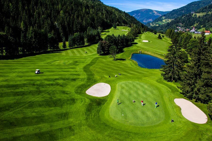 Golfclub Kaiserburg Bad Kleinkirchheim nahe dem Evident Hotel Prägant in Kärnten
